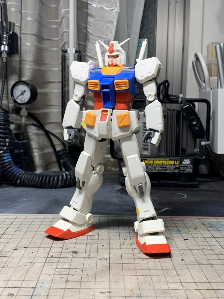 MG ガンダム Ver.Ka ストレート製作