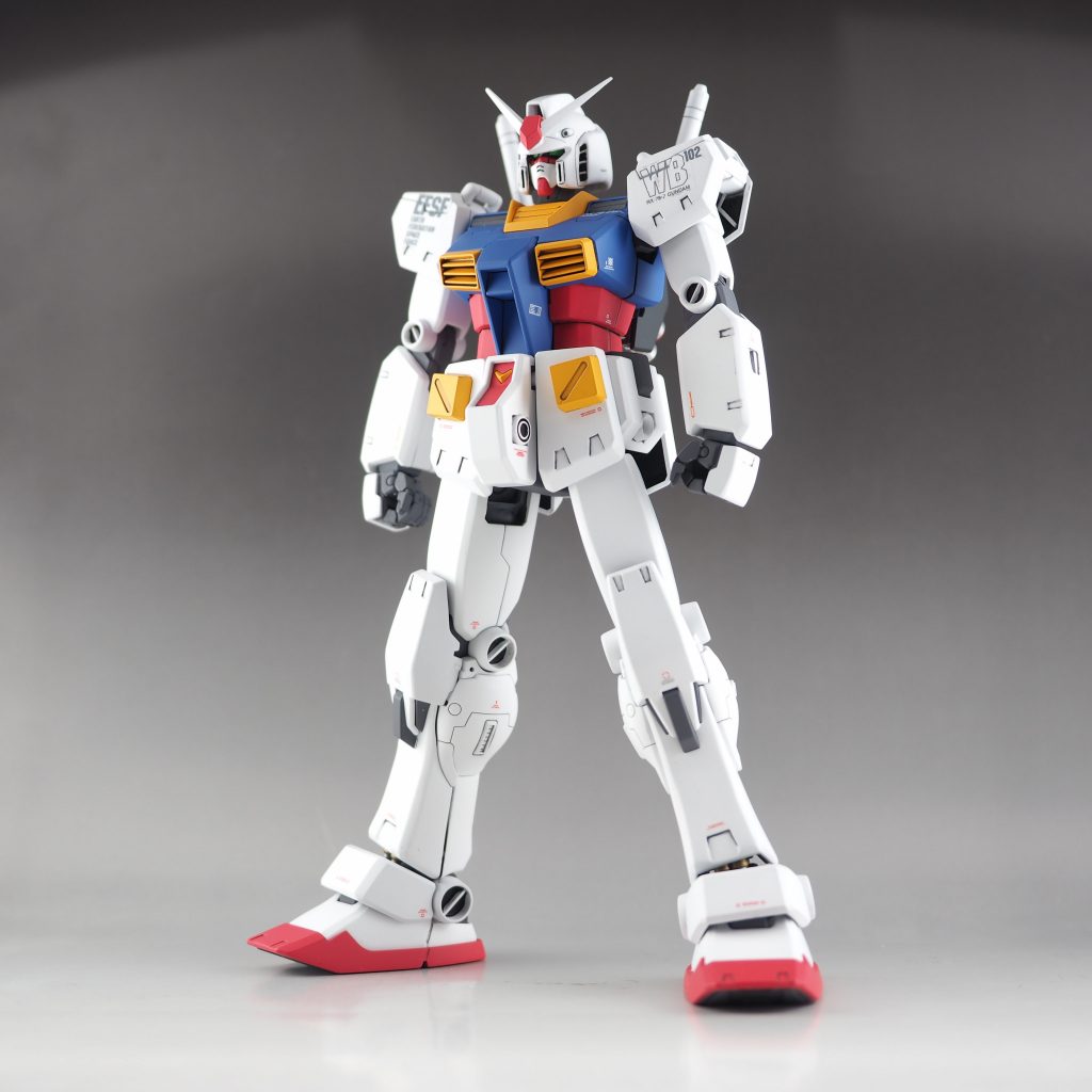自身で満足のいくRX-78-2ガンダムを作成できました。