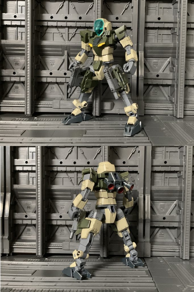 機体名：コンバット・コア
とあるミッションで偶然出会ったヒロトのコアガンダムとプラネッツシステムに感銘を受けたダイバーが見様見真似で制作したガンプラ
コア状態では敵への牽制・かく乱や洞窟や要塞の狭い通路などの狭い場所での作戦行動が主な運用方法である