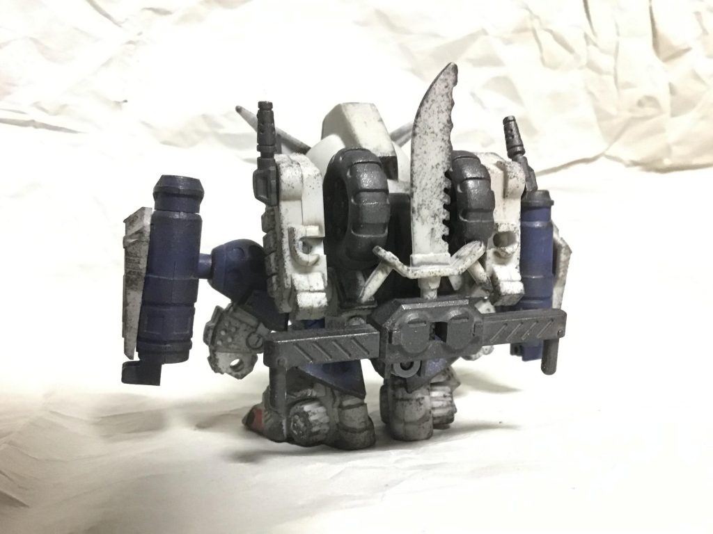 たくましいうしろ姿。