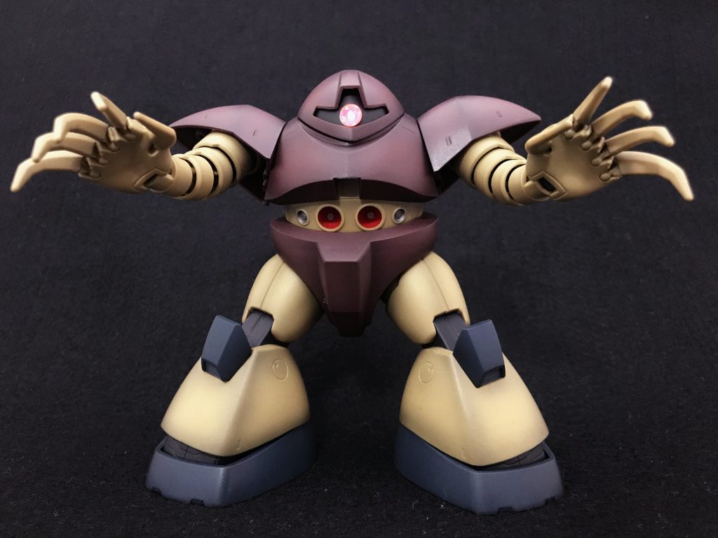 全体にクリアブラックを噴いて仕上げました