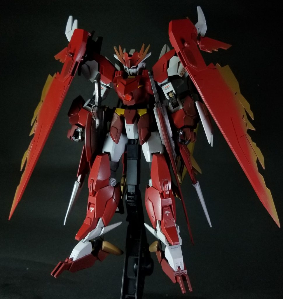 翼は軸で横に展開可能。
可動域の確保出来ています(*´꒳`*)