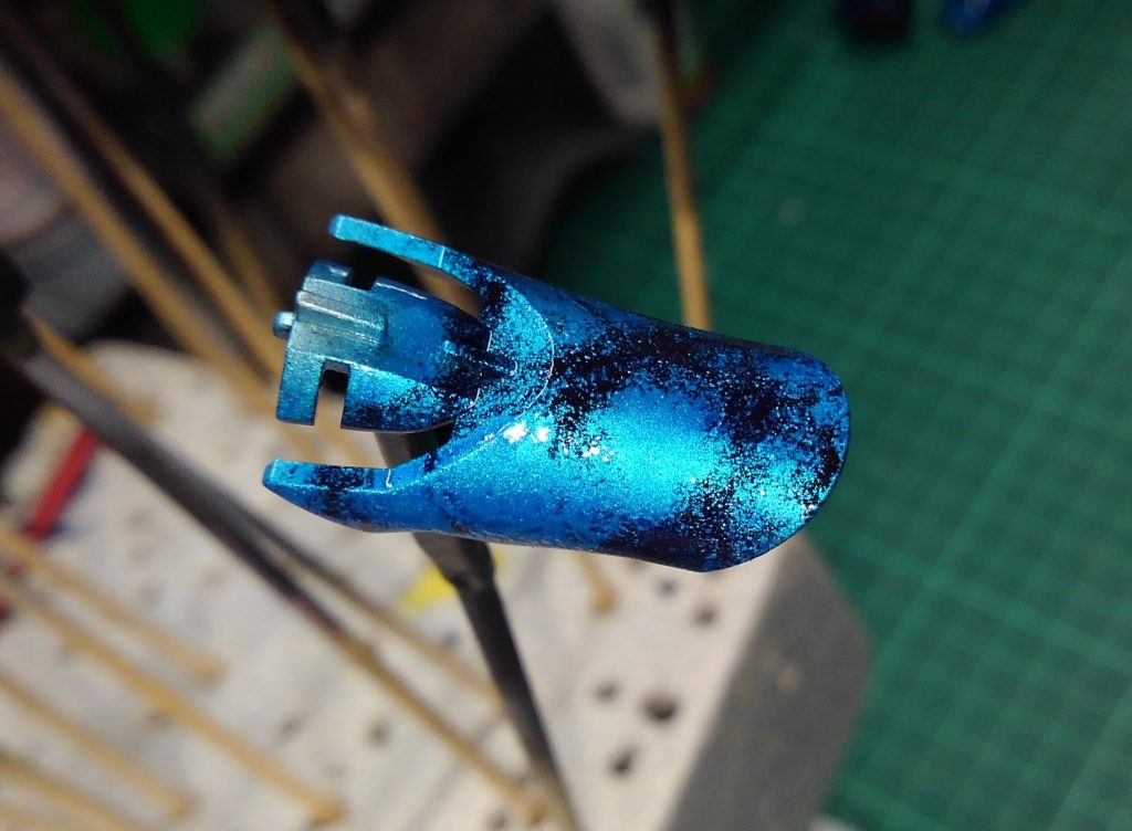 大理石キャンディー塗装(マーブルキャンディーとでも言おうか)