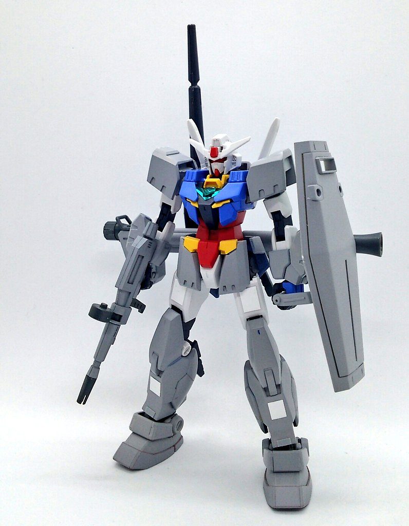 塗装前の状態です.
サフ状態のところが弄った箇所です.