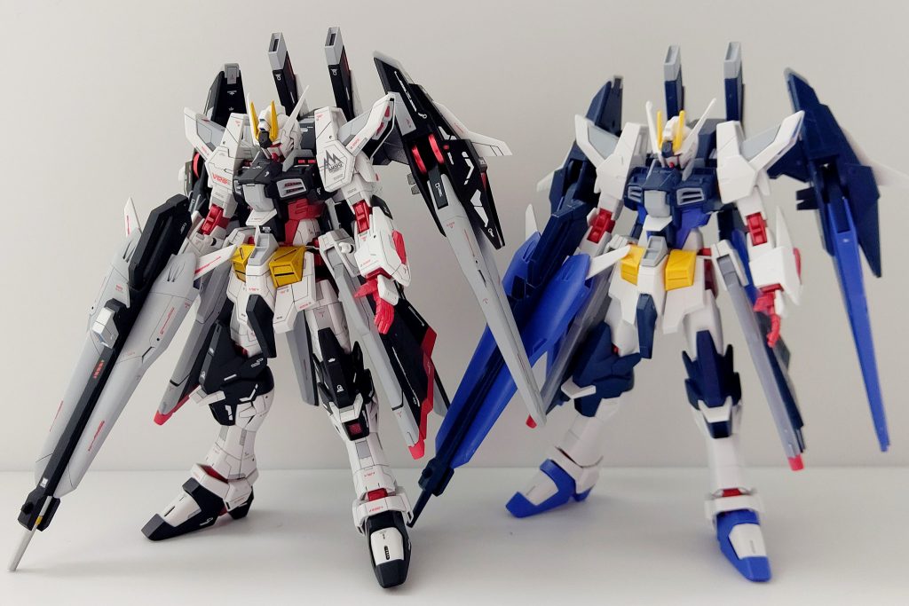 素組との比較になります!
全体のシャープ化やスジボリなどすべてのパーツに手をいれてます🎵