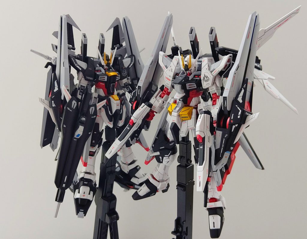 作成時に色々と参考にして完成まで手伝わされた黒アメストとツーショット!!