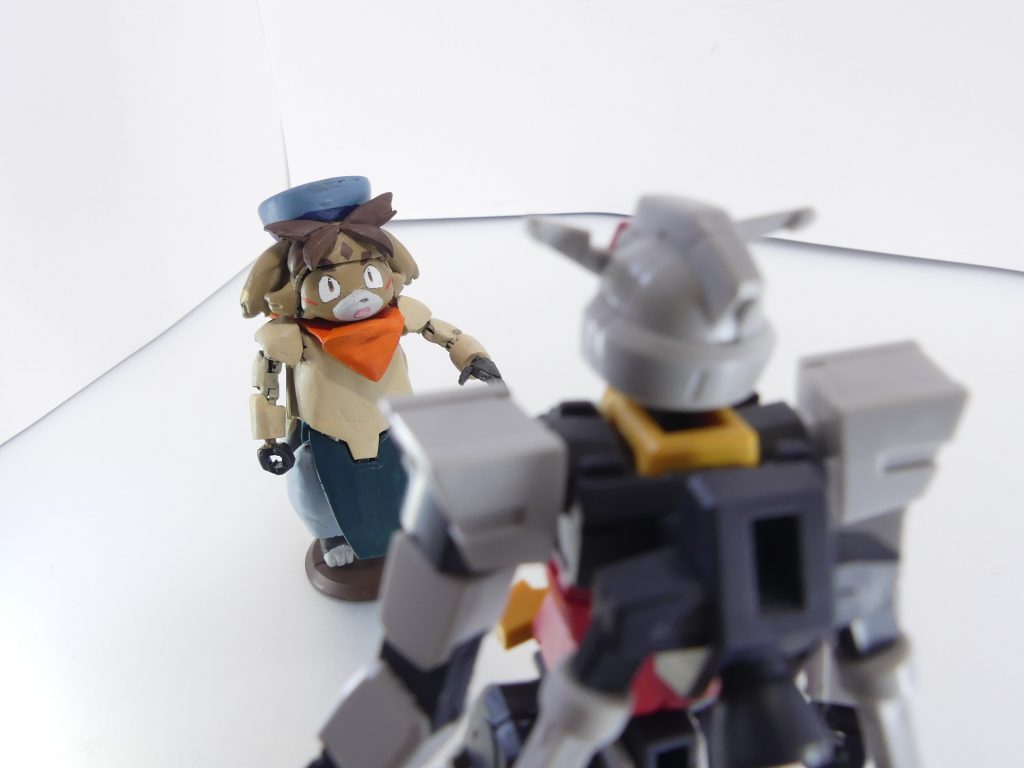 「これが・・・ガンプラ・・・」コアガンダムと・・・