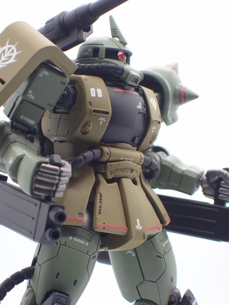 ザク　ハーフキャノン　THE　ORIGIN　全塗装–5枚目/制作者：ヤマサン