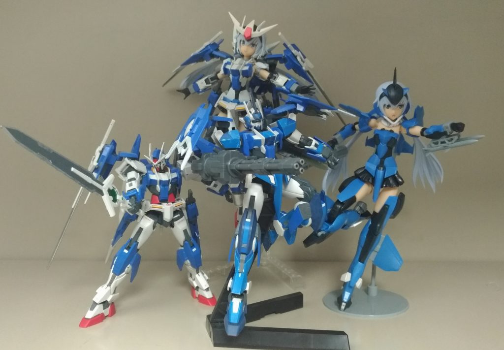 ダブルオーダイバーとFAガールスティレット