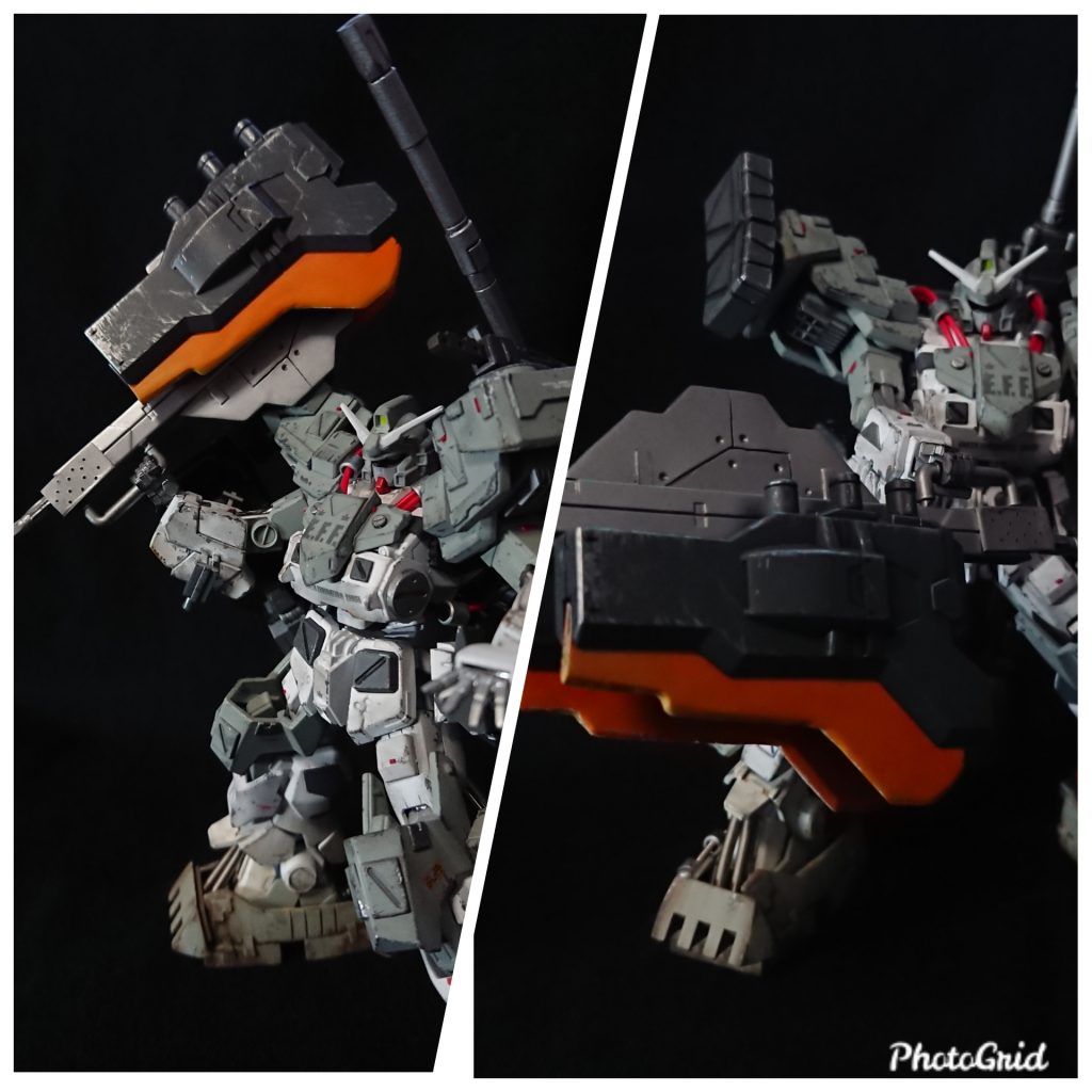 リバーシブル ・アックス/ハンマー
打撃部分を回転させることで、ヒートブレードのアックス形態と高周波振動する打突部をもつハンマー形態に変化する。本来は拠点破壊や特殊破壊対象用の装備だがMS戦にも用いられ、プラズマ化しているためビームサーベルとつばぜり合いも可能。