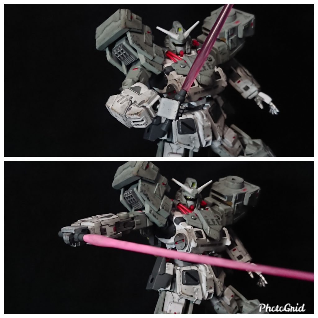 ジェネレータ出力が上がったため、ビームサーベルも高出力化することができる。