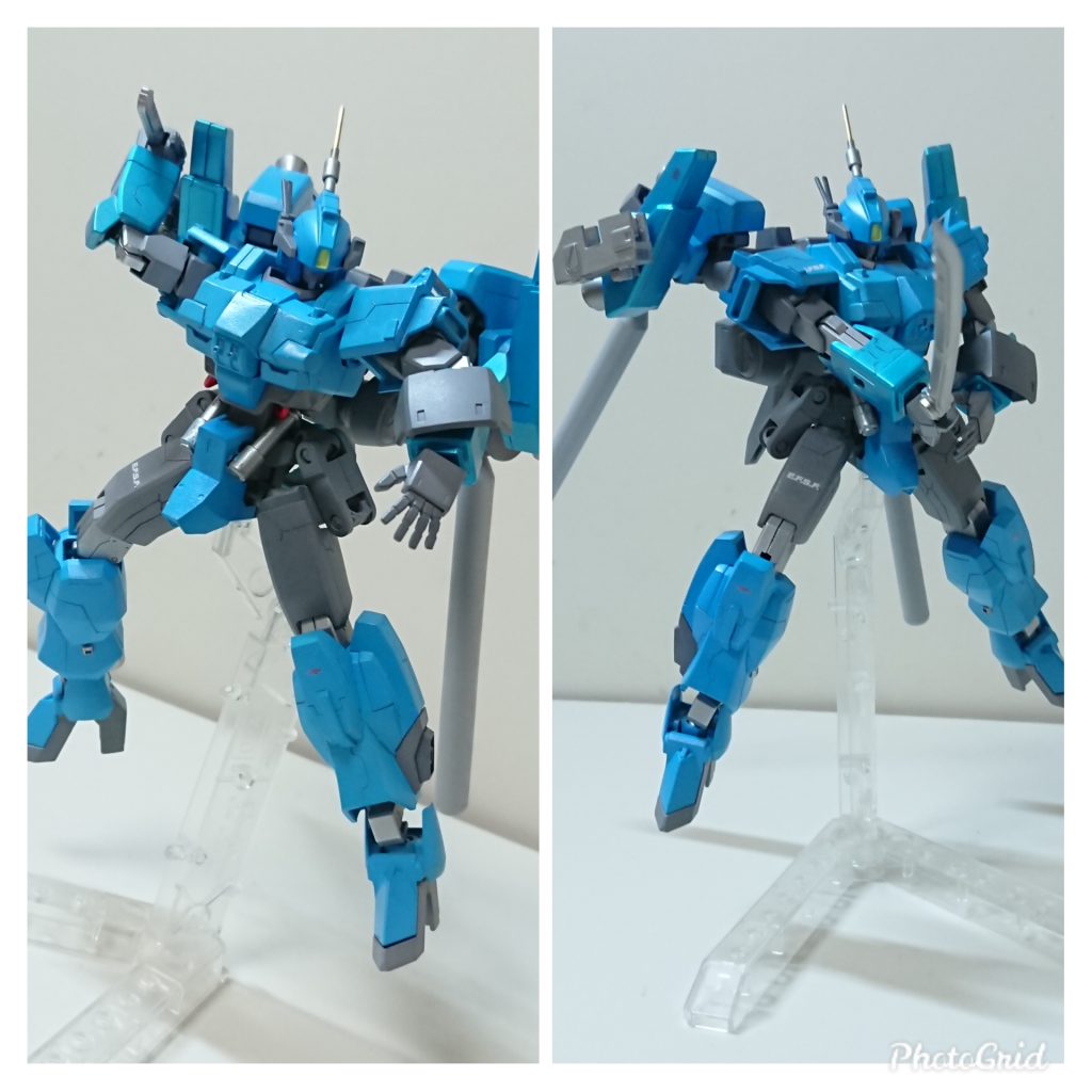 メインウェポン
ブースターにマウントされ、基部ごと稼働してスムーズに抜刀できる。