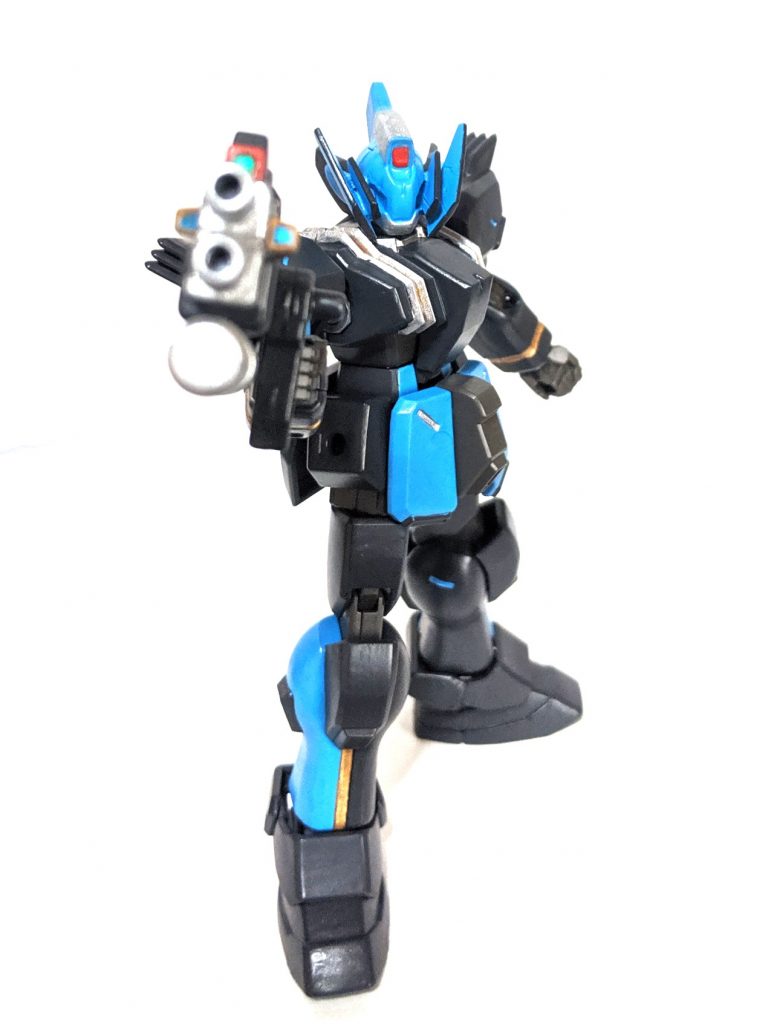 以上、ディエンドレスでした
機体の造形を見てすぐ思いついた衝動的な一発ネタで作った機体でしたが、それなりにカッコよく仕上げられたので個人的には満足しました。
元のエルドラドートレス自体も可動域は良好で、作りやすくもあったのでアナザーガンダムシリーズの量産機らしさがある作りになってましたが、ランナーがエルドラドートレス表記になってましたので、今後ノーマルのドートレスが発売されるのか気になる所です。
(一応HGBFビルドストライクのランナーを使って発売されたHGCEストライクガンダムの例もあるので、まだ可能性はあると信じたいです