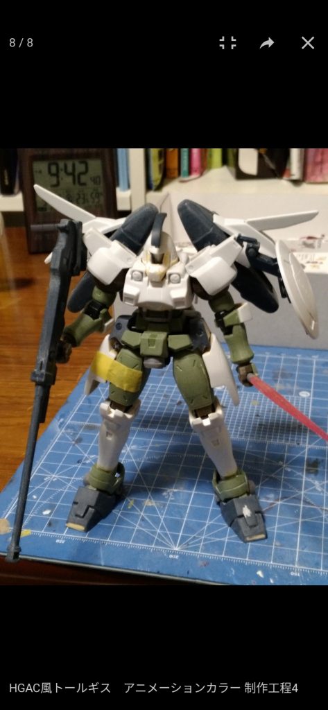 カラー前もミリタリーで、なかなかいい感じの配色だと思う。