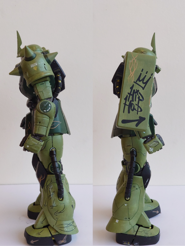 right & left side
ゴールドのチラリズムを意識しました。