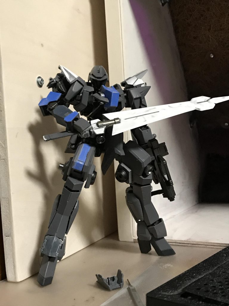 1/100用の大型ブレードはプラ板からスクラッチで製作してます