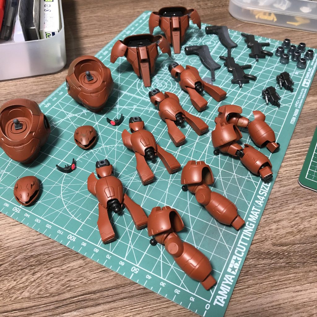 マンロディにサフ噴くと別の機体みたいですね。