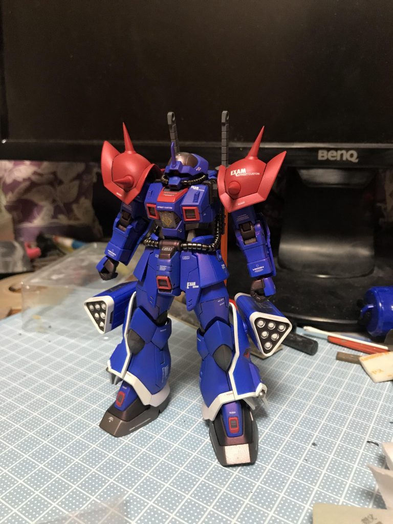 チッピング前です。イフリート改はブルーとの戦闘するよりも前からガタが来ていたので、チッピングは必須だと思いました。