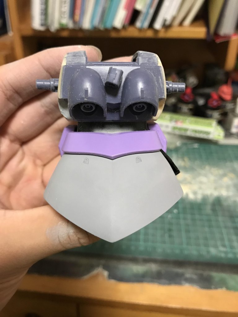 サフ吹いているので分かりにくいですが、スカートも2ミリほど延長しました