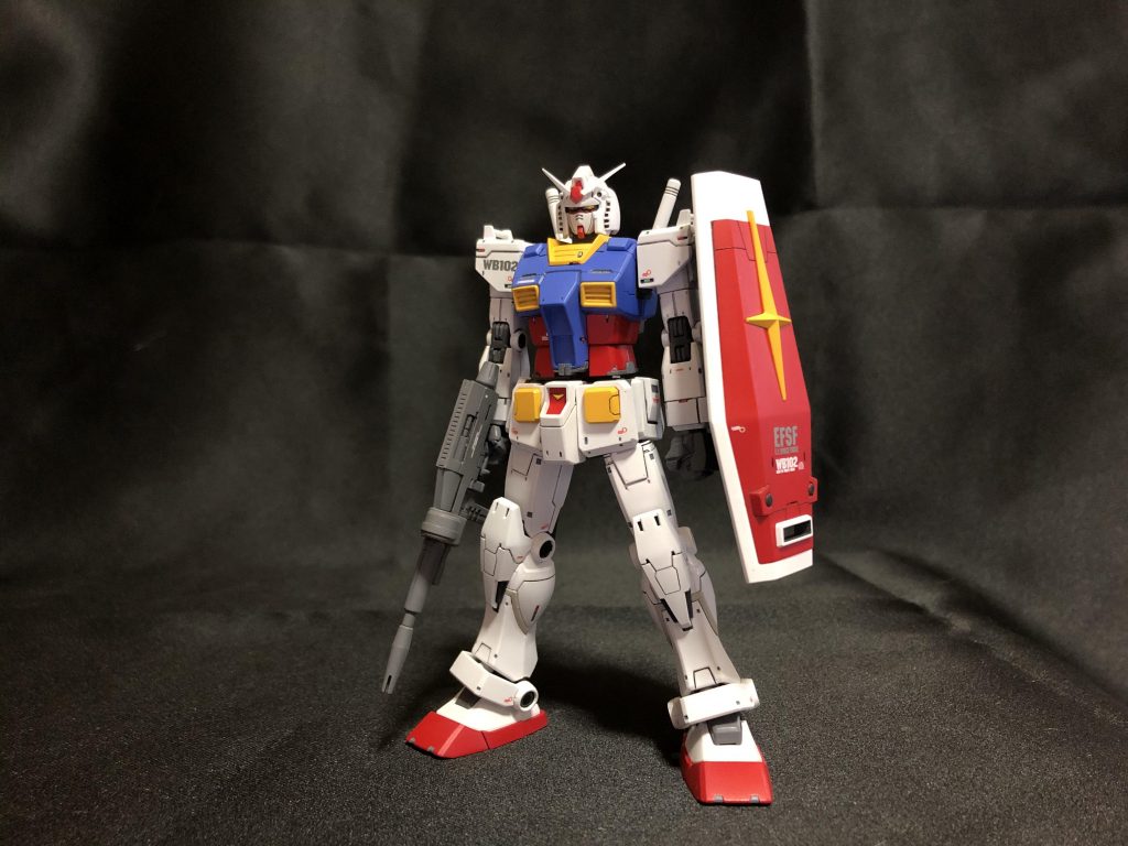 武器を持たせた状態