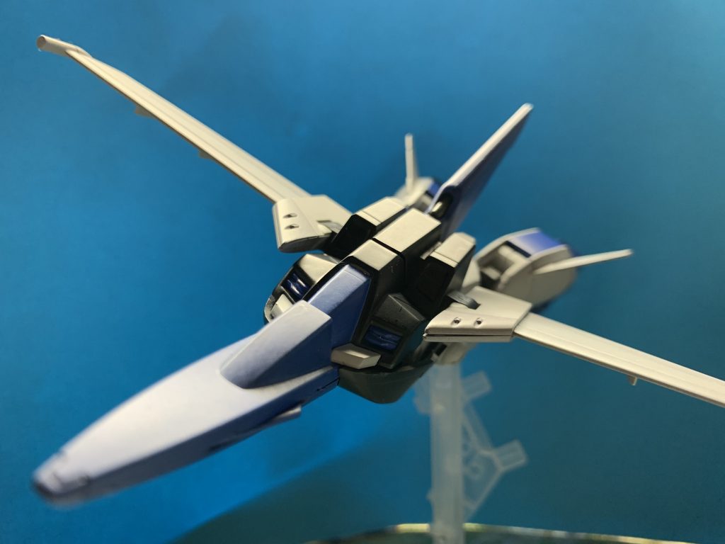 ムラサメにもできます。(シールドの羽を展開し忘れていますね……)