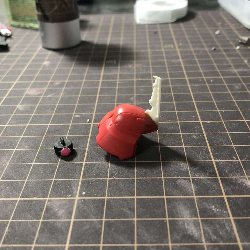 これがアンテナ
なんか接合が弱かったので、最終的にパテで埋めましたwww