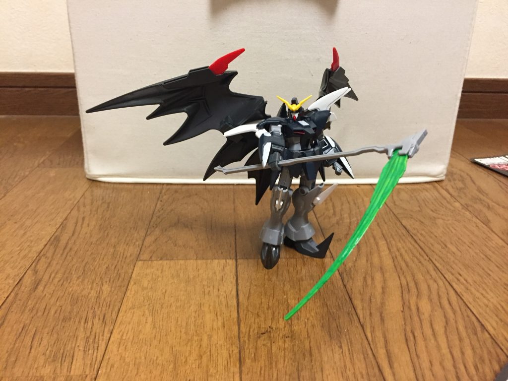 本機は、ハイパービームサイズと機動力の高さを生かした近接白兵戦、アクティブビームキャノンによる支援砲撃を得意とする。総合的な戦闘能力はフォースインパルスガンダムと互角以上。