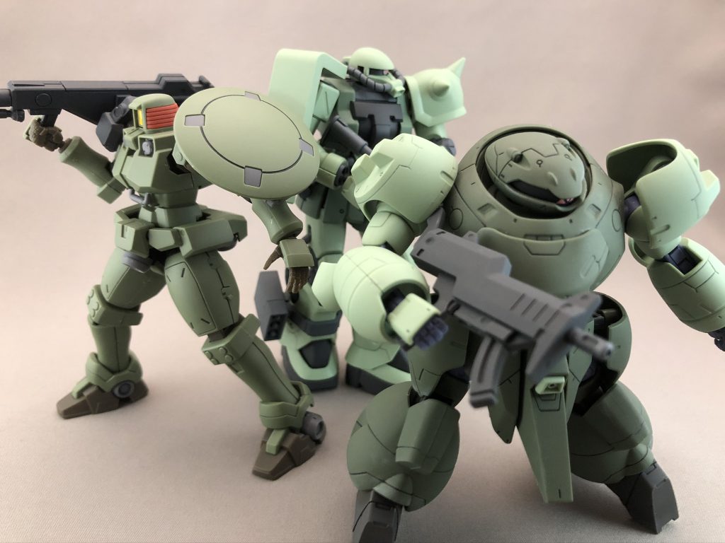 以上、我が家の量産型MS達でした。ここまで見てくださった皆様、本当にありがとうございました!