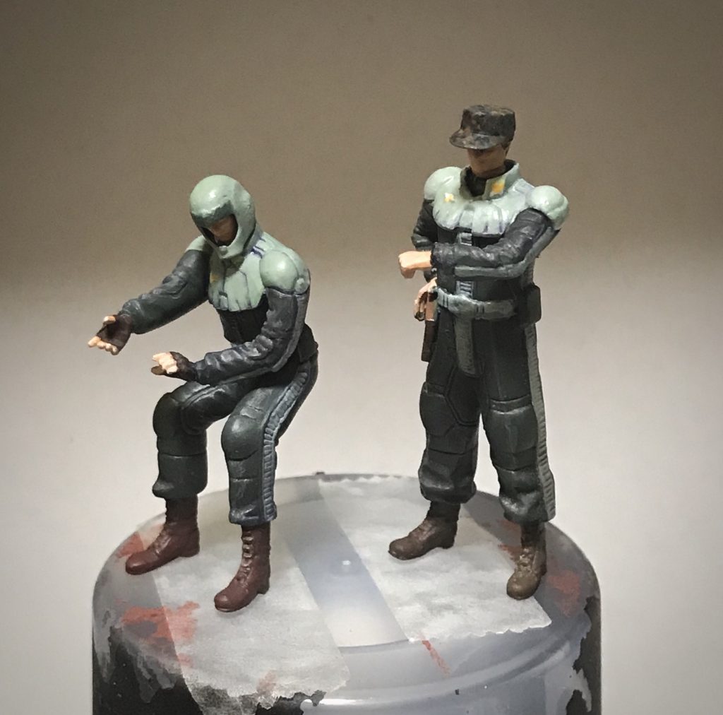 フィギュアもモールドがしっかりしてて塗りやすかったかな