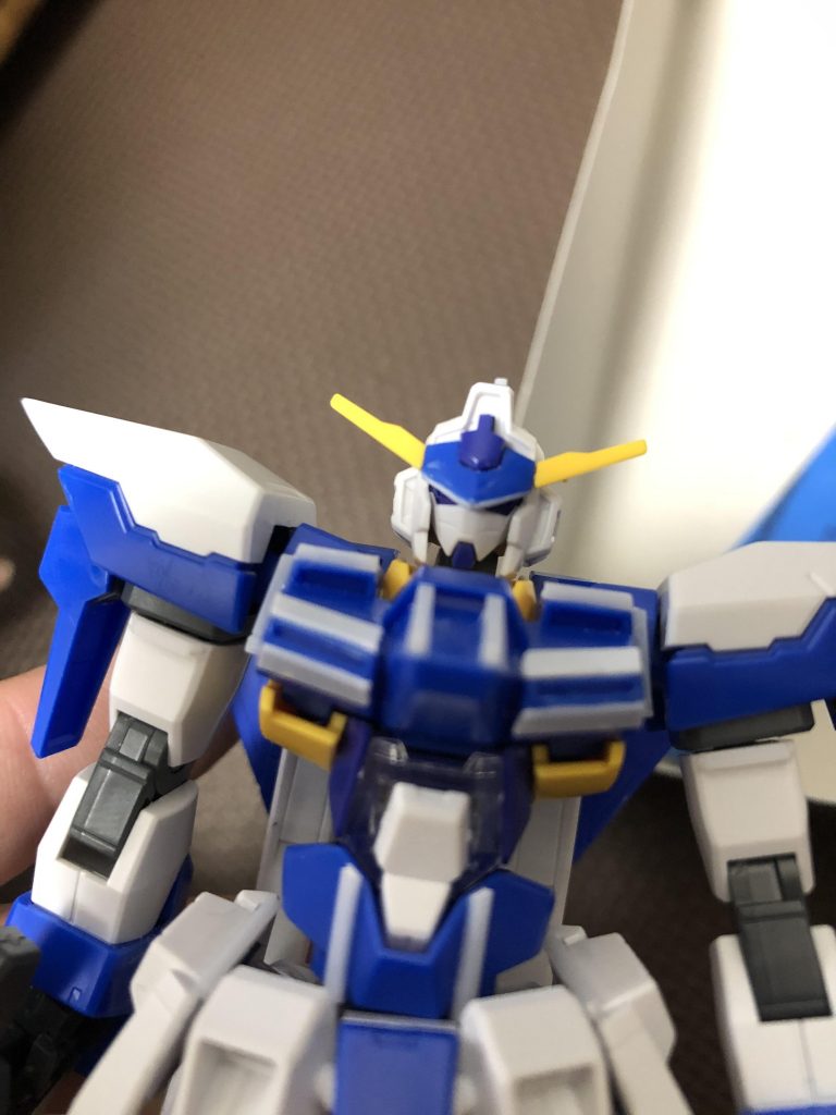 ディテールアップは胸部まわりを重点的にしてます
頭部の日差しも1ミリ延長してます