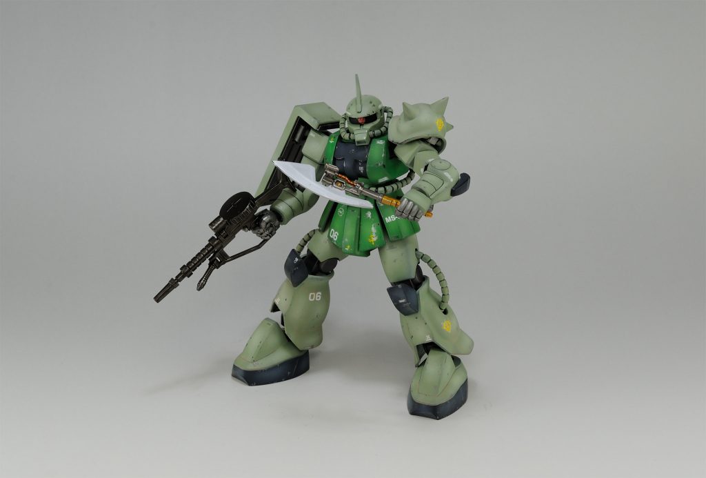 ザクFS型となります。こちらも名キットです。