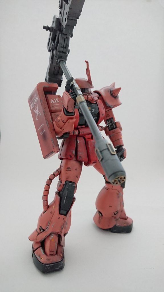 タミヤウェザリングマスターでウェザリングしています。