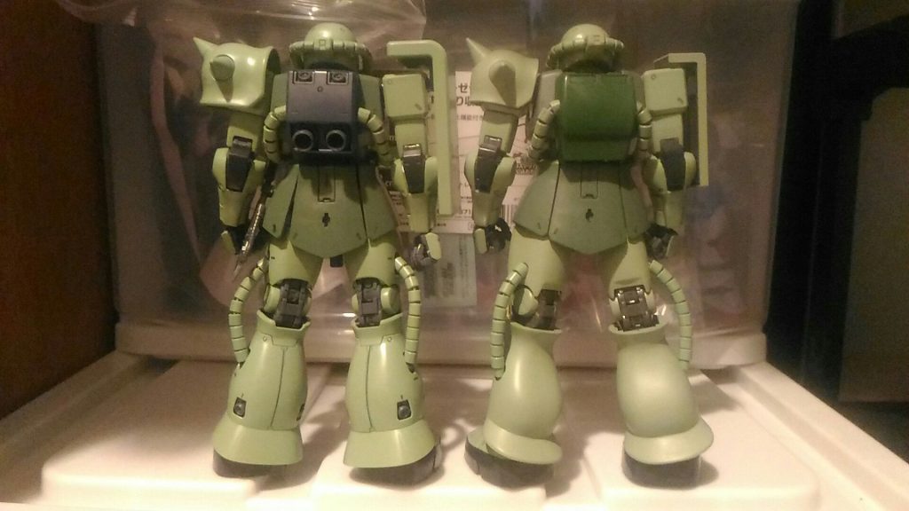 ランドセルと太もも、ふくらはぎは初代1/100から…