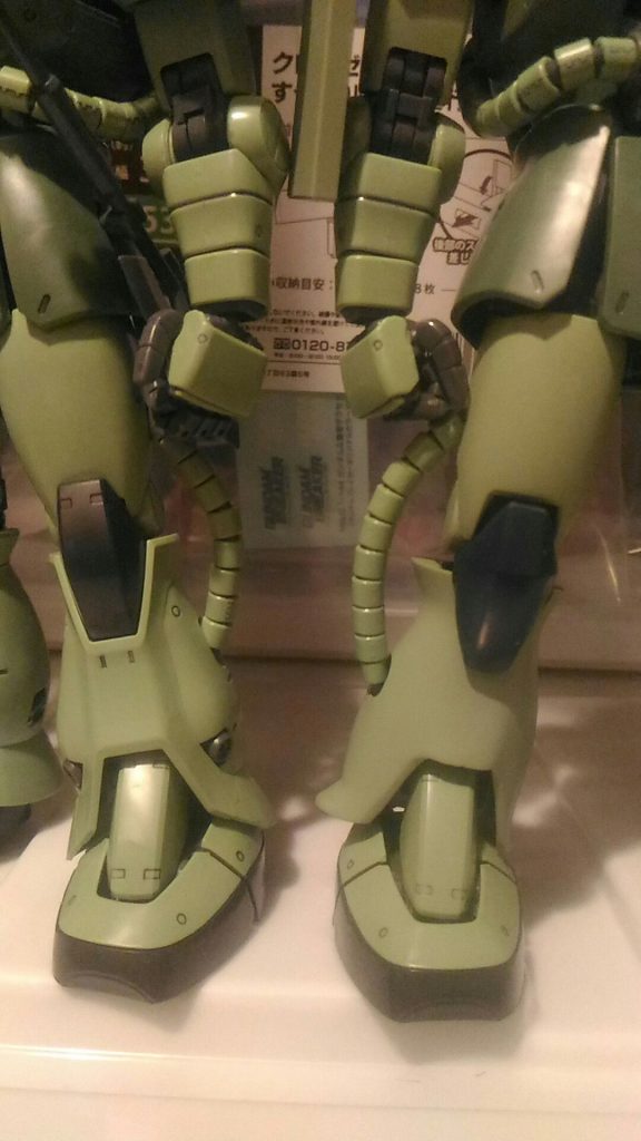 ふくらはぎは一番苦労した部分でした。