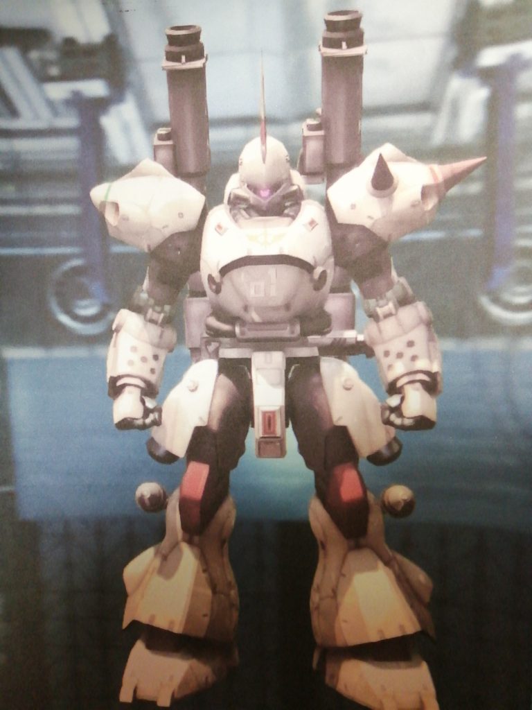 太ももの黒い部分はガンプラの方では白にしています