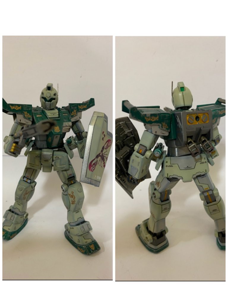 過去に先行アップした自分の作品
改造パーツはいっさい使わず、プラ板とパテのみで作成。