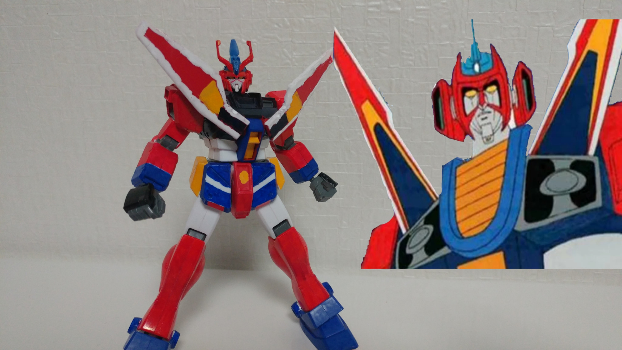 銀河旋風ブライガ みたいなロボ レオナさんのガンプラ作品 Gunsta ガンスタ