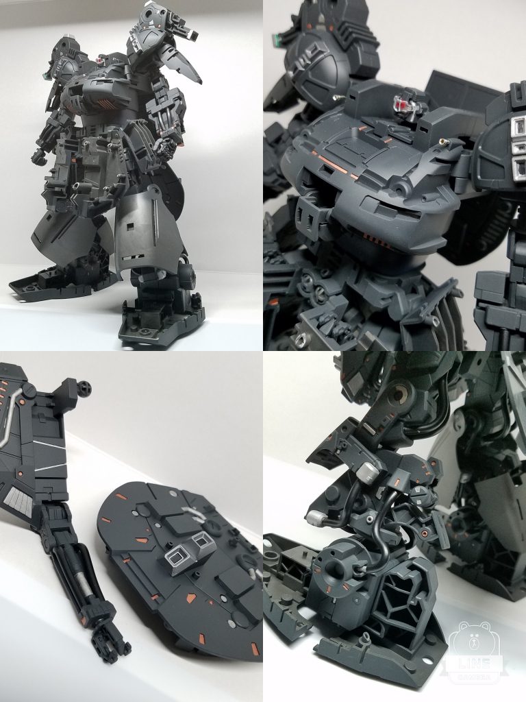 フレームも全塗装をして一部部分塗装、動力パイプの変更を行いました。