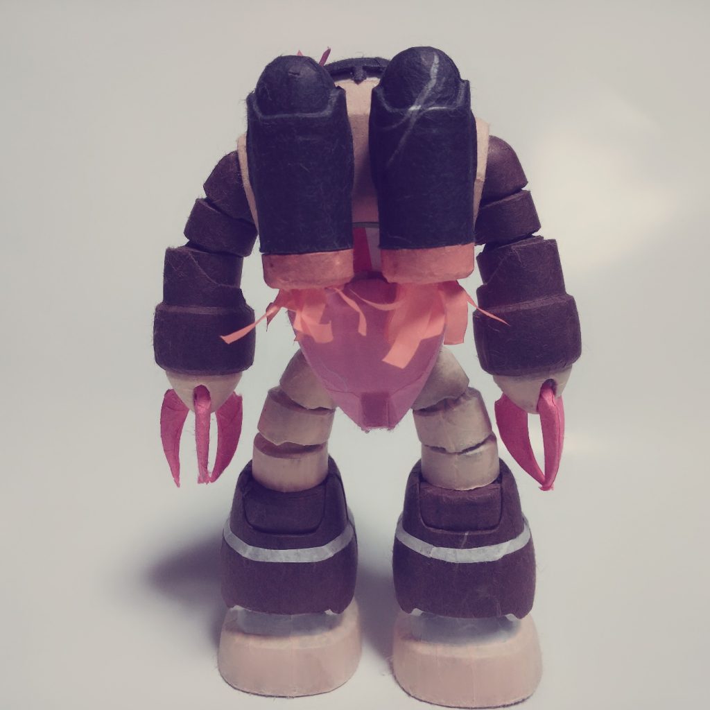 推進装置の部分は細かすぎてどうしようかと思いましたが髪の毛っぽくも見えて良いかとこのようにしました