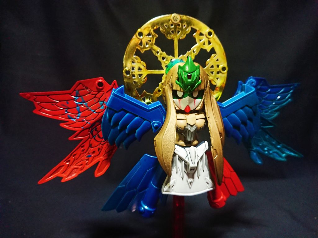 今回もロマサガから、ノエルに続く2人目の七英雄 ワグナスです。浮遊城を持ち、ヤウダ地方を占領するためヤウダ国と戦争をしている七英雄のリーダーです。なお下腹部から股間部にかけて再現しようとするとパテ再現になるため、人間体の設定画やSaGa THE STAGE版の衣装をイメージした物としました。