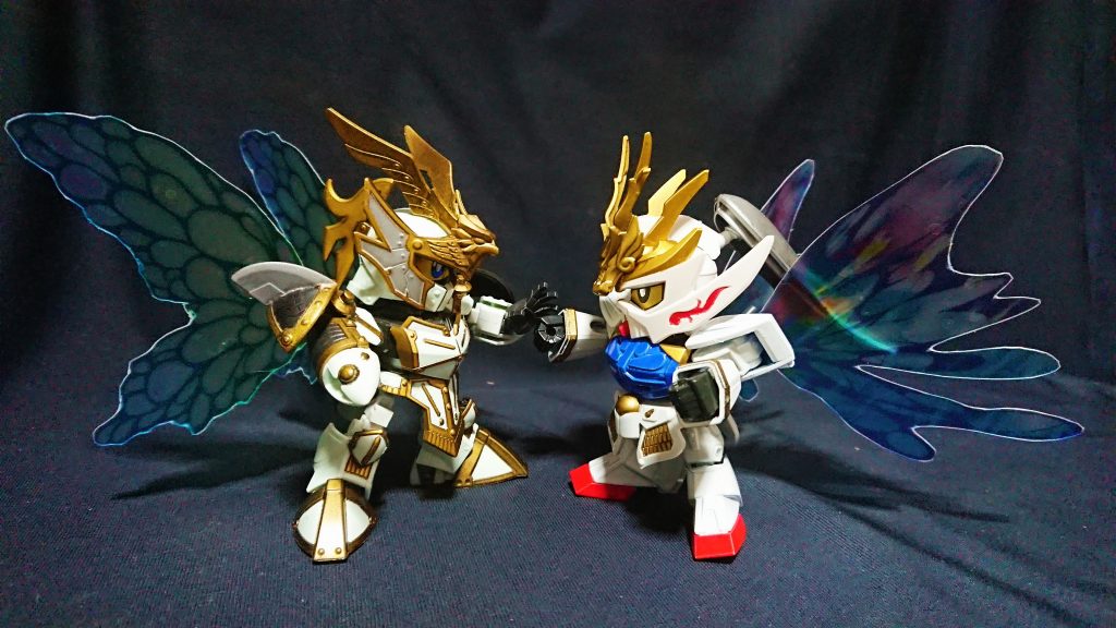 400年前、烏江の地で劉邦と項羽が戦った姿。
劉邦は四神の化身の力を集めた力を。
そして項羽はG記 項羽本記に記された世を覆いつくした力を。
互いの巨大な力が拮抗した時に現れた蝶の羽は、G記にも書かれない黒歴史の姿だった…