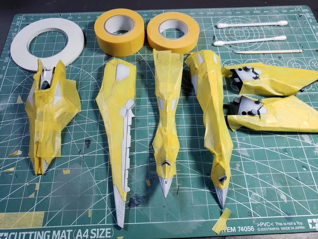 マスキングは大きい分やり易いがテープの消費量が凄い(笑)