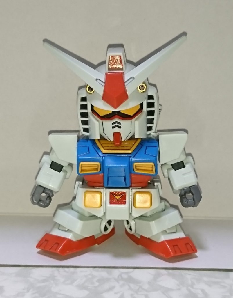 トップコート直前、細かい所以外はパーツでの色分けが素晴らしいです