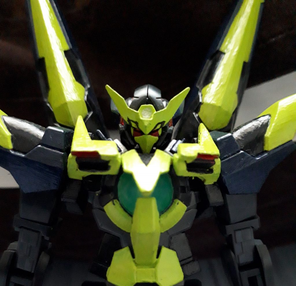 こう開きます。元キットの可動域を活かせたなと思います。