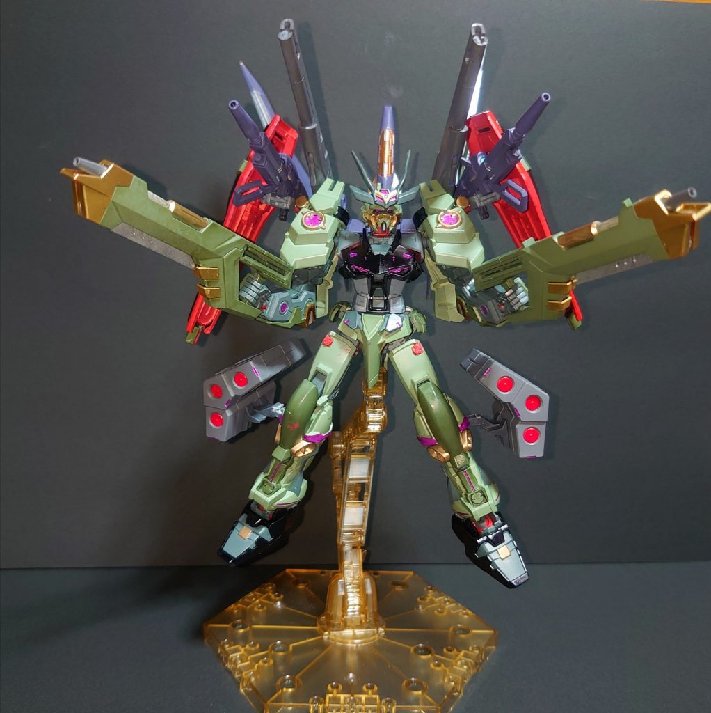 フルバーストモード
全砲門解放!
SEED系と言えばこれが欠かせないように思えます。