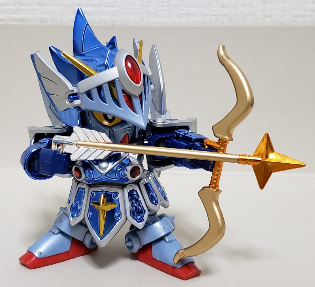 光の弓矢は色変えちゃいました。
金がレッドゴールド
オレンジがそのまま
持ち手の銀はメッキ剥がして塗装してません。