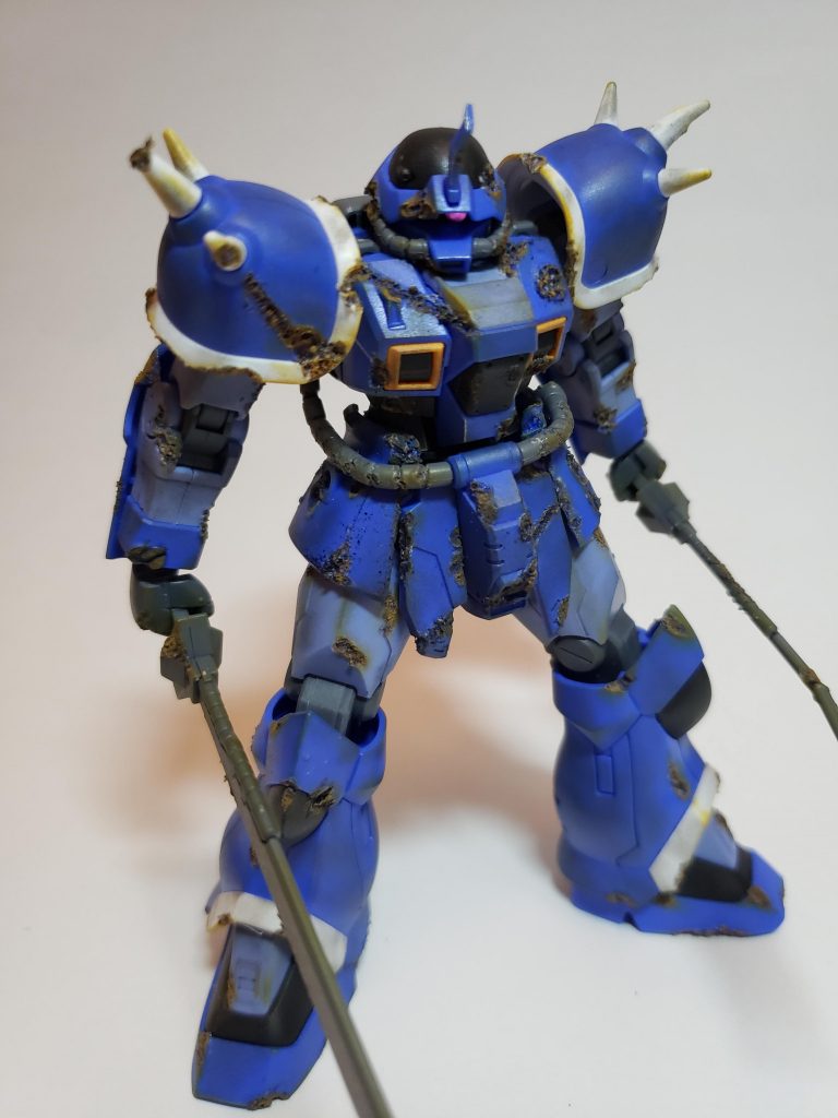 全体図その2
イフリートのこのシュッとしたスタイルがたまらなく好きです。
傷は線香を押し当てて作っています。