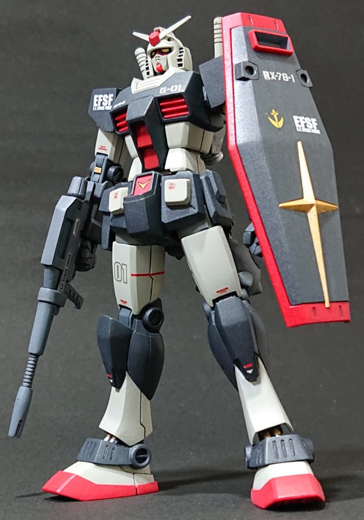 ハイパーハンマーのマウントラッチはプラ板で適当に作りました。