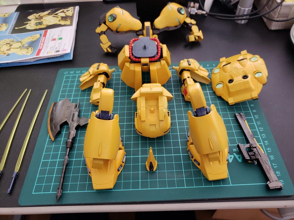 排気口?をグリーンにすればジ・Oっぽくなったかな(*´ ꒳ `*)?