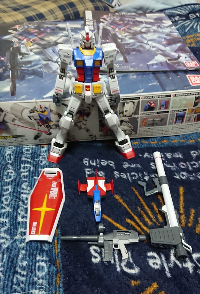 コアファイターは一番くじのクリアバージョンを作って以来の製作。